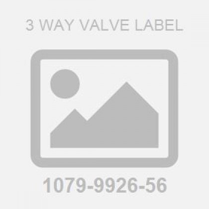 3 Way Valve Label